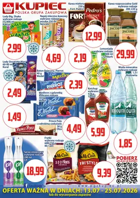 Kupiec - gazetka promocyjna Oferta plakatowa od poniedziałku 13.07 do soboty 25.07 - strona 3