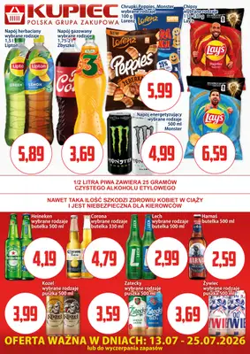 Kupiec - gazetka promocyjna Oferta plakatowa od poniedziałku 13.07 do soboty 25.07 - strona 4