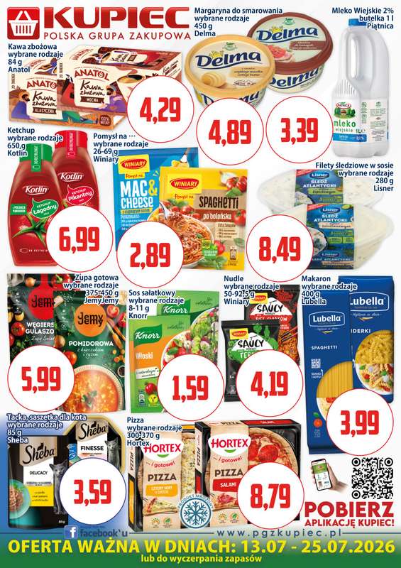Kupiec - gazetka promocyjna Oferta plakatowa od poniedziałku 13.07 do soboty 25.07 - strona 2