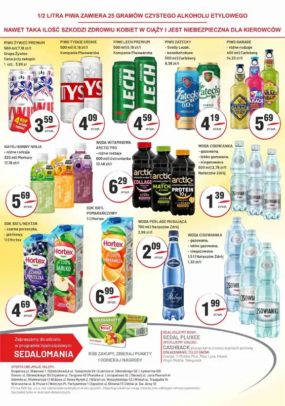 Sedal - gazetka promocyjna Gazetka od środy 15.07 do soboty 25.07 - strona 6