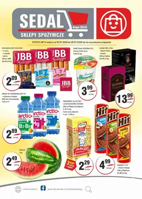Sedal - gazetka promocyjna Gazetka od środy 15.07 do soboty 25.07