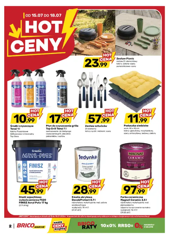 Bricomarche - gazetka promocyjna Gazetka od środy 15.07 do soboty 25.07 - strona 2