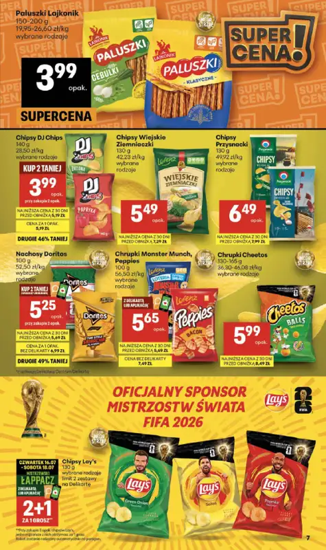 Delikatesy Centrum - gazetka promocyjna Gazetka  do środy 22.07 - strona 7