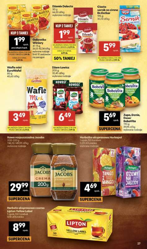 Delikatesy Centrum - gazetka promocyjna Gazetka  do środy 22.07 - strona 27