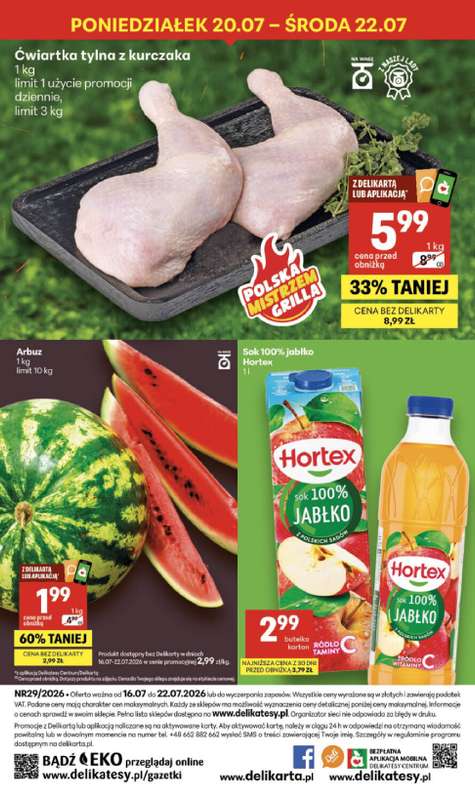 Delikatesy Centrum - gazetka promocyjna Gazetka  do środy 22.07 - strona 40