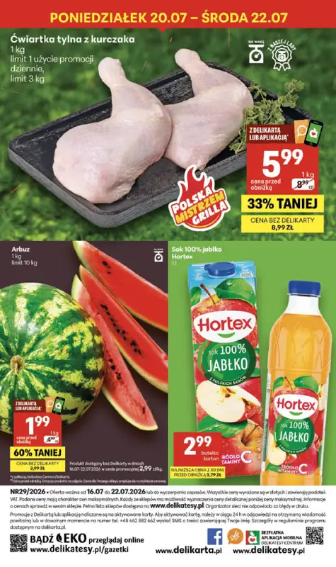 Delikatesy Centrum - gazetka promocyjna Gazetka  do środy 22.07 - strona 40