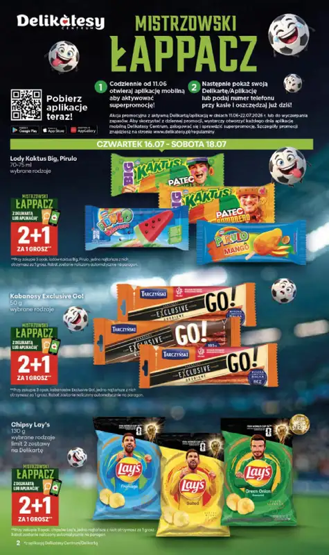 Delikatesy Centrum - gazetka promocyjna Gazetka  do środy 22.07 - strona 2