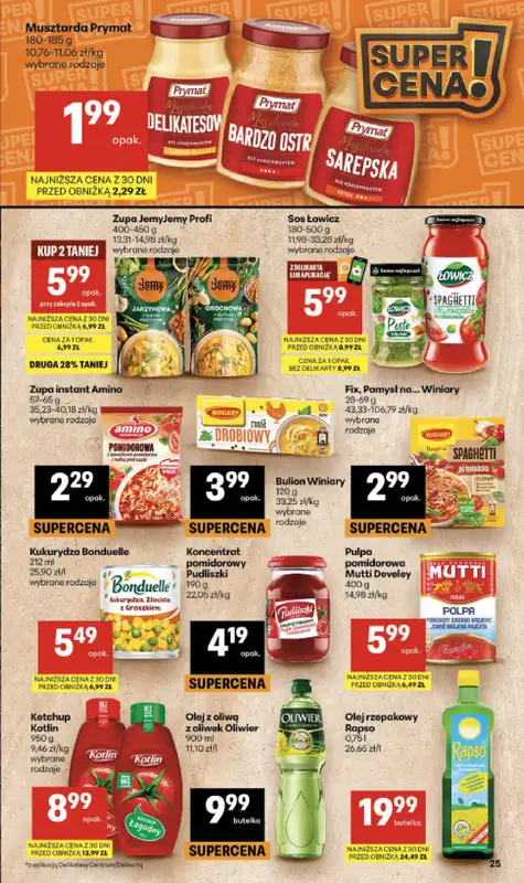 Delikatesy Centrum - gazetka promocyjna Gazetka  do środy 22.07 - strona 25