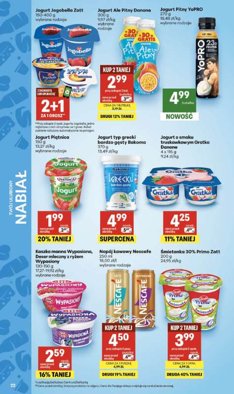 Delikatesy Centrum - gazetka promocyjna Gazetka  do środy 22.07 - strona 22