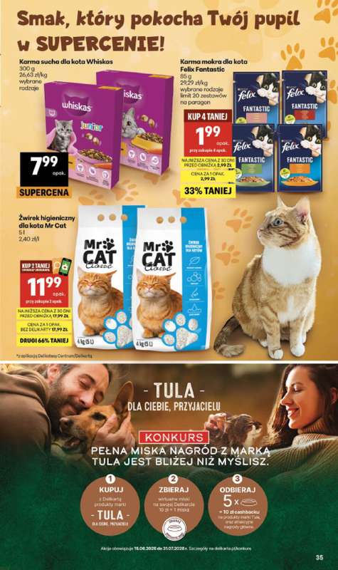 Delikatesy Centrum - gazetka promocyjna Gazetka  do środy 22.07 - strona 35