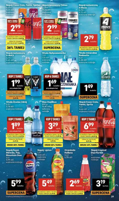 Delikatesy Centrum - gazetka promocyjna Gazetka  do środy 22.07 - strona 29