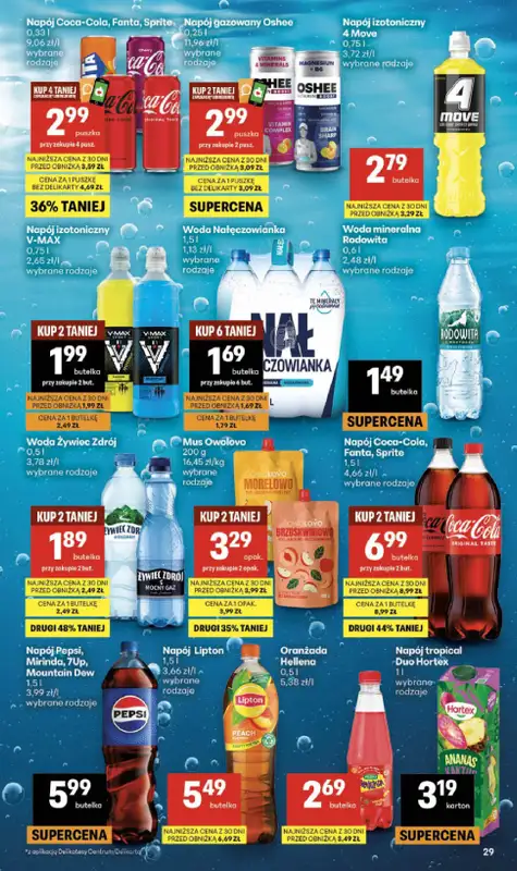 Delikatesy Centrum - gazetka promocyjna Gazetka  do środy 22.07 - strona 29