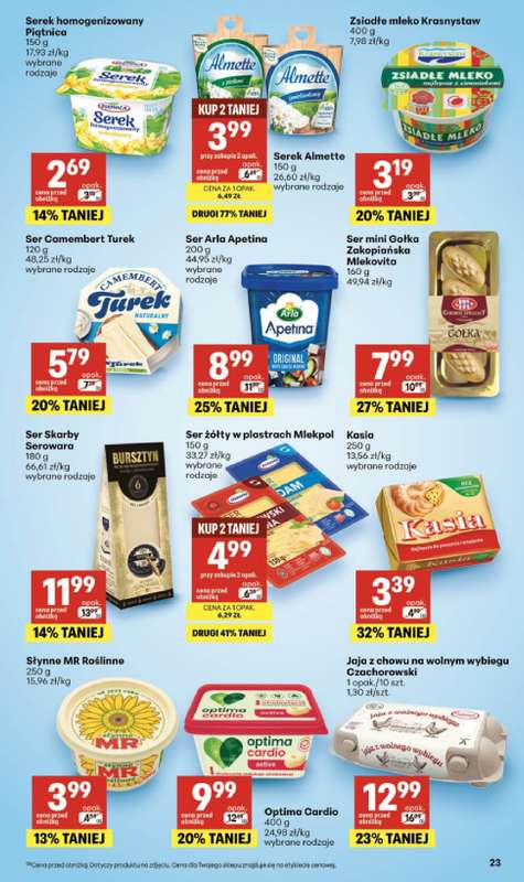 Delikatesy Centrum - gazetka promocyjna Gazetka  do środy 22.07 - strona 23