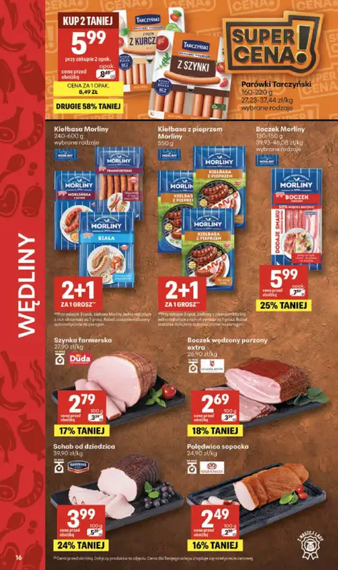 Delikatesy Centrum - gazetka promocyjna Gazetka  do środy 22.07 - strona 16