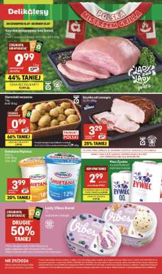 Delikatesy Centrum - gazetka promocyjna Gazetka  do środy 22.07