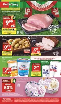 Delikatesy Centrum - gazetka promocyjna Gazetka  do środy 22.07