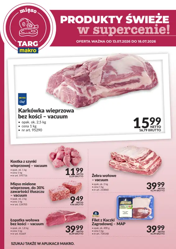 Makro - gazetka promocyjna Targ MAKRO - oferta świeża w super cenach! od poniedziałku 13.07 do soboty 18.07 - strona 2