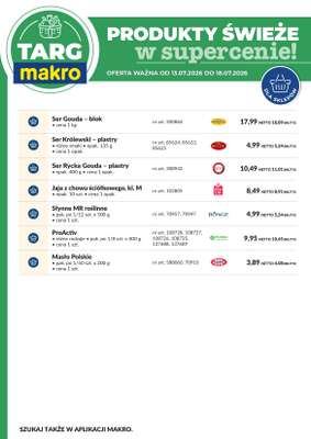 Makro - gazetka promocyjna Targ MAKRO - oferta świeża w super cenach! od poniedziałku 13.07 do soboty 18.07 - strona 8