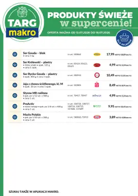 Makro - gazetka promocyjna Targ MAKRO - oferta świeża w super cenach! od poniedziałku 13.07 do soboty 18.07 - strona 8