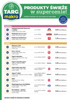 Makro - gazetka promocyjna Targ MAKRO - oferta świeża w super cenach! od poniedziałku 13.07 do soboty 18.07 - strona 7