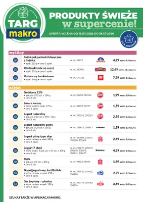 Makro - gazetka promocyjna Targ MAKRO - oferta świeża w super cenach! od poniedziałku 13.07 do soboty 18.07 - strona 7