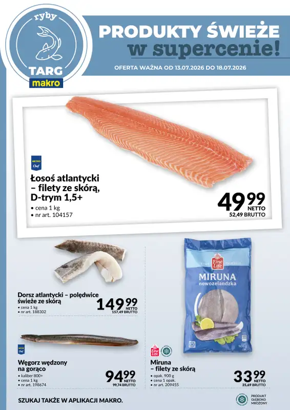 Makro - gazetka promocyjna Targ MAKRO - oferta świeża w super cenach! od poniedziałku 13.07 do soboty 18.07 - strona 4