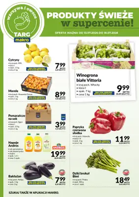 Makro - gazetka promocyjna Targ MAKRO - oferta świeża w super cenach! od poniedziałku 13.07 do soboty 18.07 - strona 5