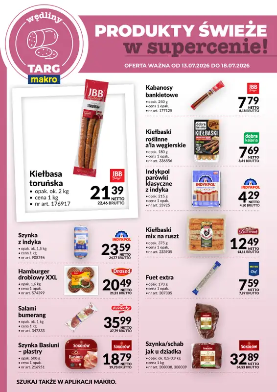 Makro - gazetka promocyjna Targ MAKRO - oferta świeża w super cenach! od poniedziałku 13.07 do soboty 18.07 - strona 3