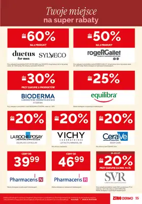 Ziko Dermo - gazetka promocyjna Gazetka od czwartku 16.07 do środy 29.07 - strona 15