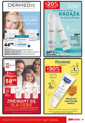 Ziko Dermo - gazetka promocyjna Gazetka od czwartku 16.07 do środy 29.07 - strona 13