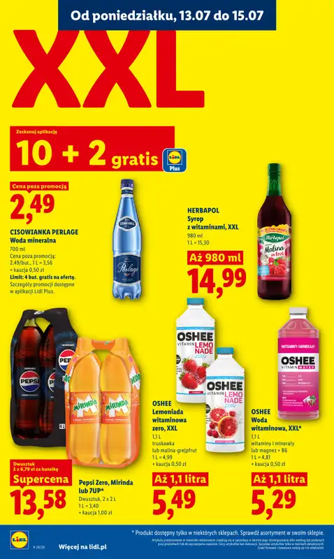 Lidl - gazetka promocyjna Oferta od poniedziałku od poniedziałku 13.07 do środy 15.07 - strona 60