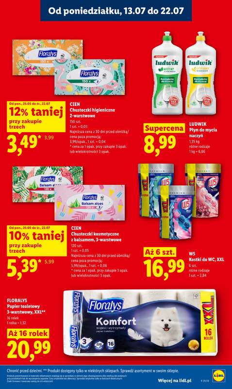 Lidl - gazetka promocyjna Oferta od poniedziałku od poniedziałku 13.07 do środy 15.07 - strona 65
