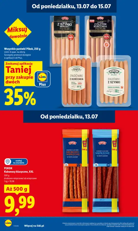 Lidl - gazetka promocyjna Oferta od poniedziałku od poniedziałku 13.07 do środy 15.07 - strona 6