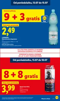 Lidl - gazetka promocyjna Oferta od poniedziałku od poniedziałku 13.07 do środy 15.07 - strona 19