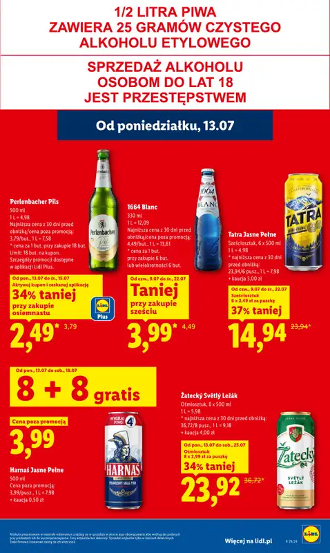 Lidl - gazetka promocyjna Oferta od poniedziałku od poniedziałku 13.07 do środy 15.07 - strona 61