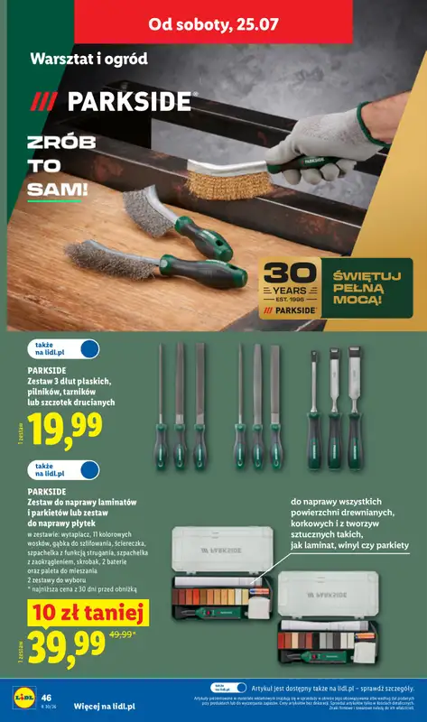 Lidl - gazetka promocyjna Katalog od poniedziałku 20.07 do soboty 25.07 - strona 54