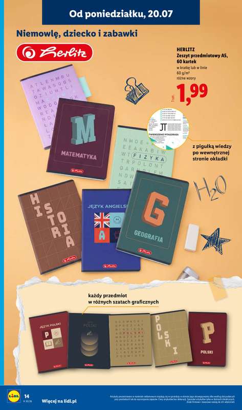 Lidl - gazetka promocyjna Katalog od poniedziałku 20.07 do soboty 25.07 - strona 14