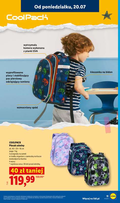 Lidl - gazetka promocyjna Katalog od poniedziałku 20.07 do soboty 25.07 - strona 11