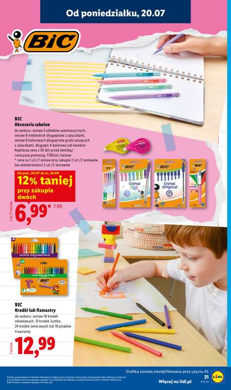 Lidl - gazetka promocyjna Katalog od poniedziałku 20.07 do soboty 25.07 - strona 21