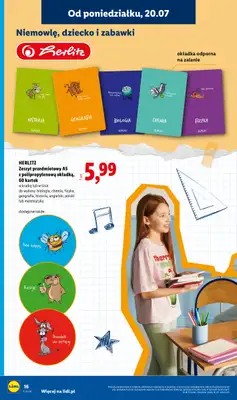 Lidl - gazetka promocyjna Katalog od poniedziałku 20.07 do soboty 25.07 - strona 16
