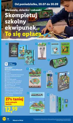 Lidl - gazetka promocyjna Katalog od poniedziałku 20.07 do soboty 25.07 - strona 10