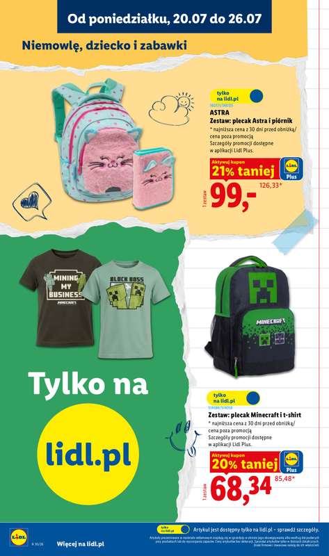 Lidl - gazetka promocyjna Katalog od poniedziałku 20.07 do soboty 25.07 - strona 22