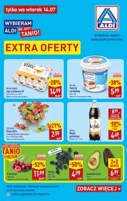 Aldi - gazetka promocyjna Extra oferty na wtorek w Aldi! od wtorku 14.07 do wtorku 14.07