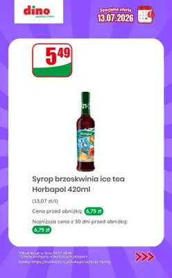Dino - gazetka promocyjna Specjalna oferta na 13.07.2026 - promocje spoza gazetki od poniedziałku 13.07 do poniedziałku 13.07 - strona 8