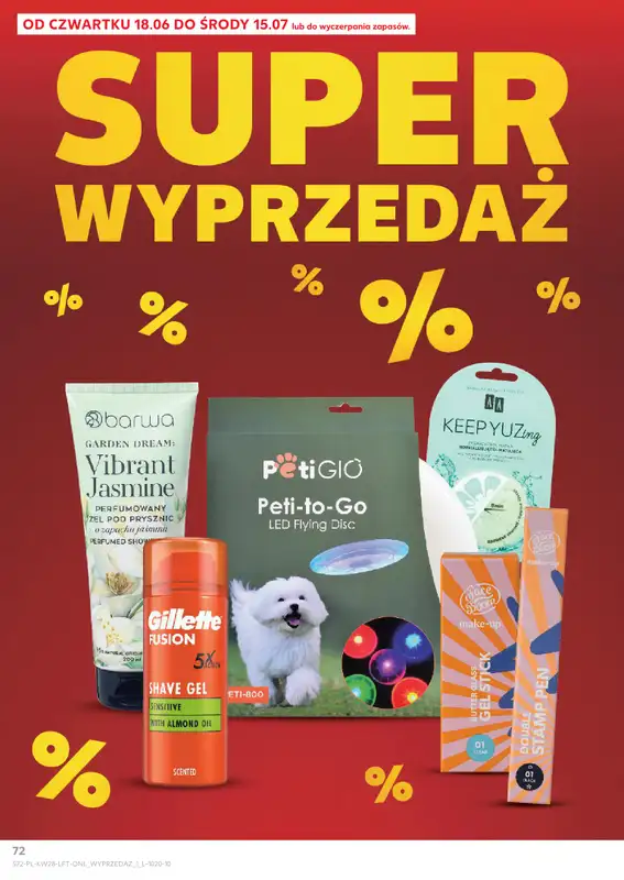 Kaufland - gazetka promocyjna Gazetka Tygodnia od czwartku 09.07 do środy 15.07 - strona 72