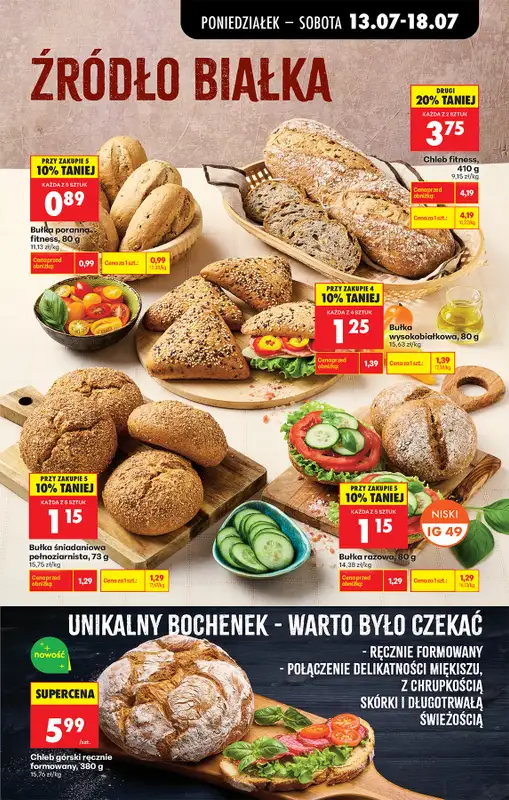 Biedronka - gazetka promocyjna Od poniedziałku od poniedziałku 13.07 do soboty 18.07 - strona 45
