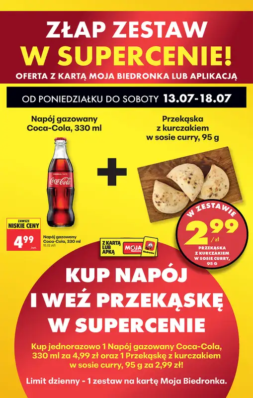 Biedronka - gazetka promocyjna Od poniedziałku, Z ladą tradycyjną od poniedziałku 13.07 do soboty 18.07 - strona 47