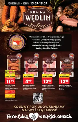 Biedronka - gazetka promocyjna Od poniedziałku, Z ladą tradycyjną od poniedziałku 13.07 do soboty 18.07 - strona 63