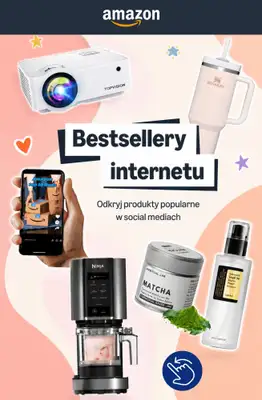 Amazon - gazetka promocyjna Bestsellery Internetu! od poniedziałku 13.07 