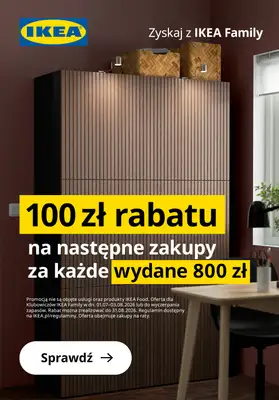 IKEA - gazetka promocyjna 100 zł rabatu za każde wydane 800 zł od poniedziałku 13.07 do piątku 31.07 - strona 2
